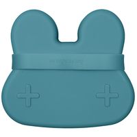 We Might Be Tiny Bunny Snackie® Silicone Snack Box for Kids - Blue Dusk